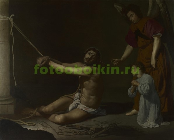 Модульная картина rep13272 Христос после бичевания