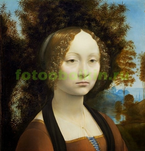 Модульная картина rep15087 Портрет Джиневры Де Бенчи