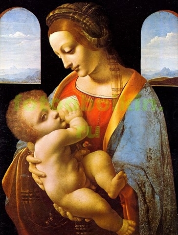 Модульная картина rep15091 Мадонна с Младенцем