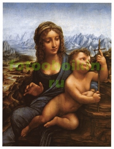Модульная картина rep15093 Мадонна с веретеном.