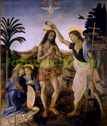 Модульная картина rep15099 Крещение Христа