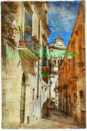 Модульная картина Улочка в Венеции