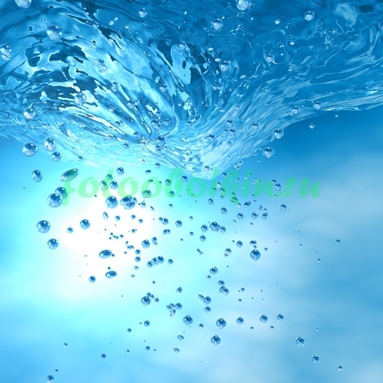 Модульная картина Пузырики в воде