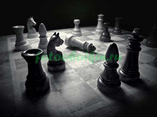 Модульная картина Партия шахмот