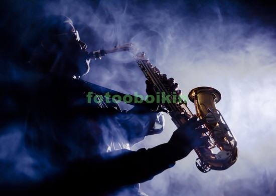 Модульная картина Саксофонист