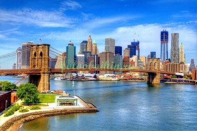 Модульная картина Мост в Бруклине