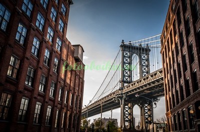 Модульная картина Вид на Бруклинский мост