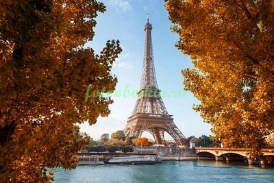 Модульная картина Париж осенью