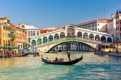 Модульная картина Мост в Венеции