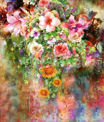 Модульная картина Панно Летние цветы 29