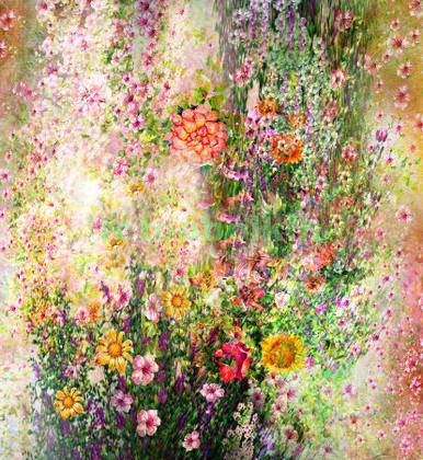 Модульная картина Панно Летние цветы 35