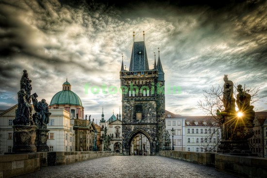 Модульная картина Мост в Праге