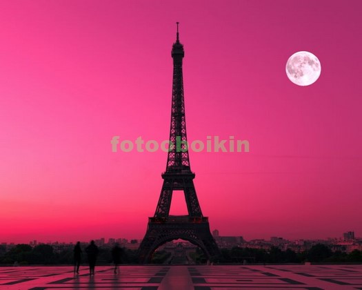 Модульная картина Очень красивый веччер в Париже