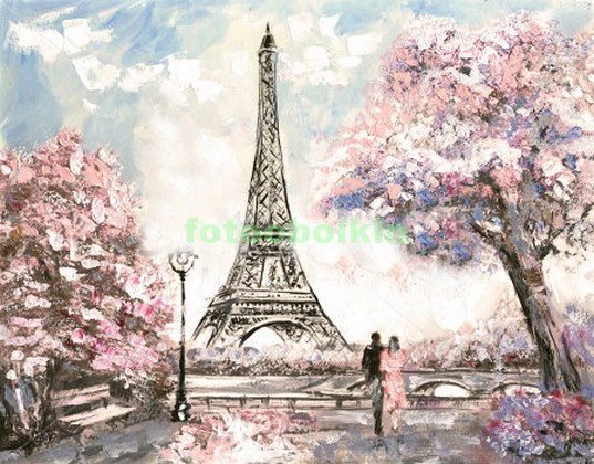 Модульная картина Романтичный Париж