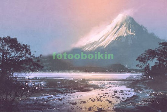 Модульная картина Гора Фудзияма