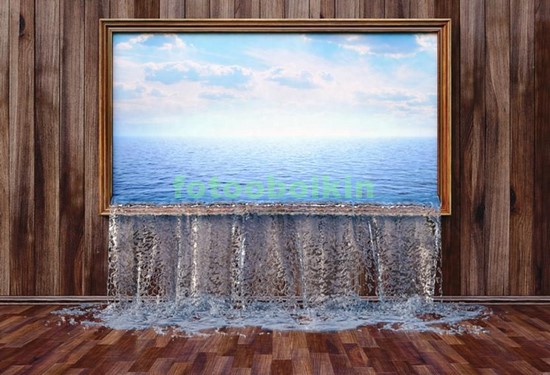 Модульная картина Оксно с водой