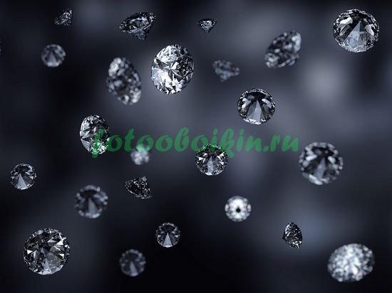 Модульная картина Падающие бриллианты