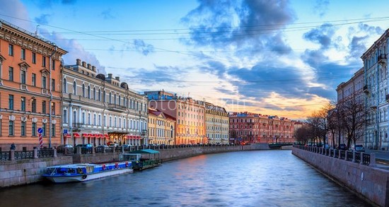 Модульная картина Каналы Санкт-петербурга