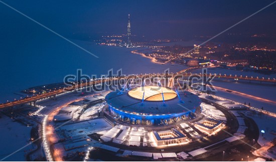 Модульная картина Стадион в Санкт-Петербурге