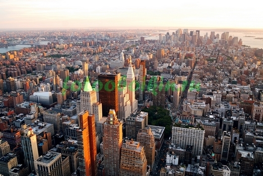Нью-Йорк вид на небоскребы