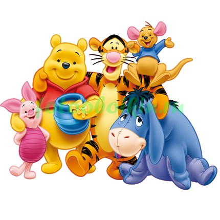 Винни-Пух и его друзья с мёдом