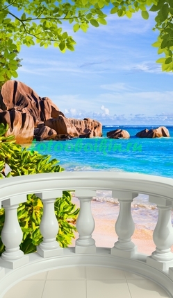 Терраса с видом на пляж